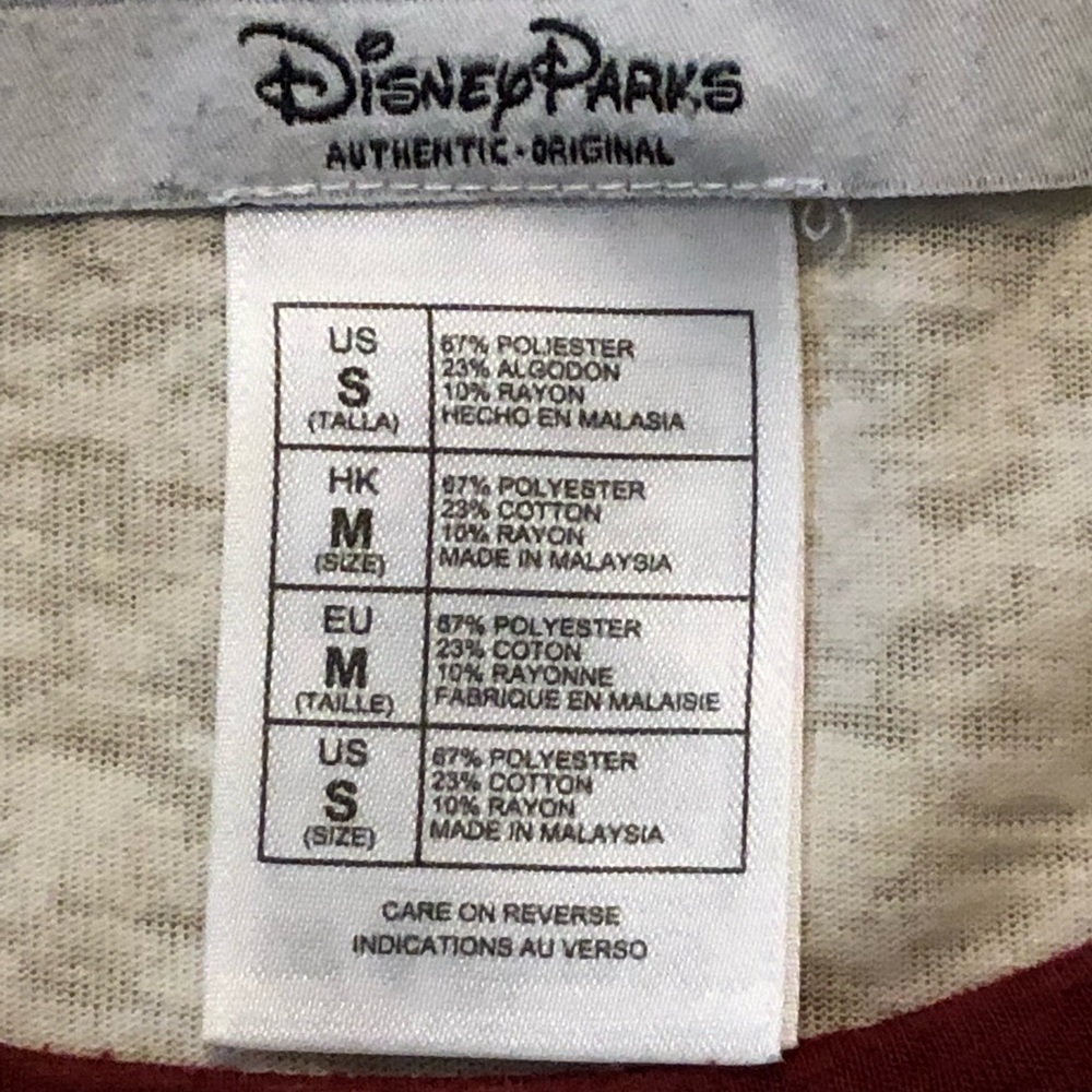 Disney Parks • Walt Disney World Burnout Raglan 3/4 Sleeve T-shirt - S - Picture 5 of 6